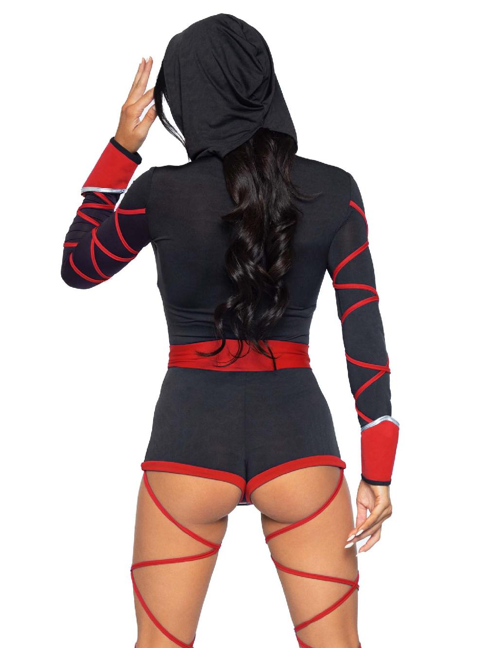 Leg Avenue Dragon Ninja Costume Black/Red