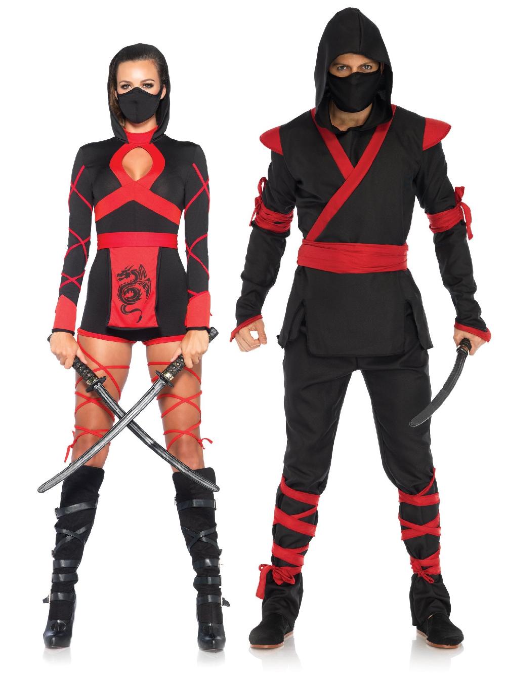 Leg Avenue Dragon Ninja Costume Black/Red