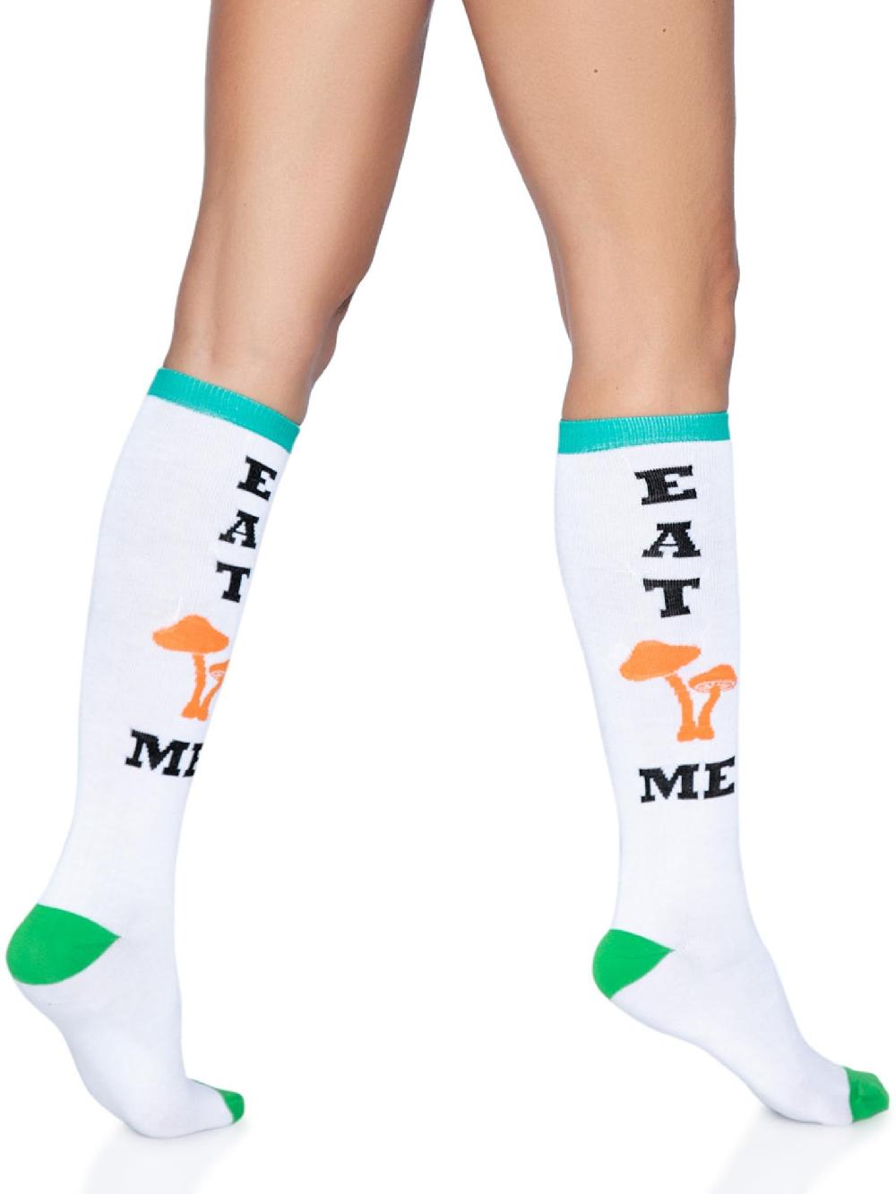 Leg Avenue Eat Me Knee High Socks Multicolor