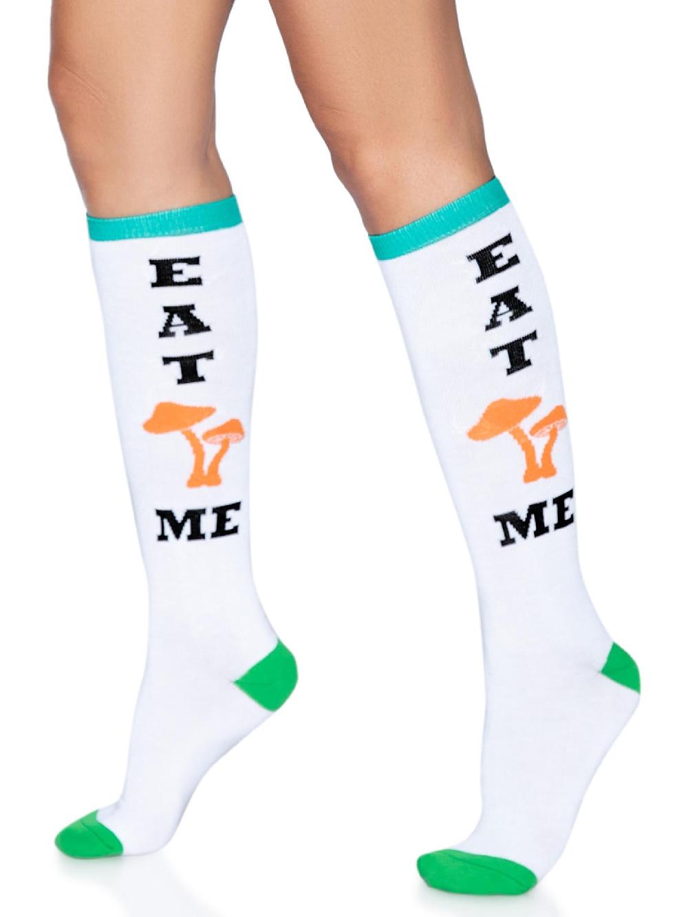leg avenue Eat Me Knee High Socks Multicolor