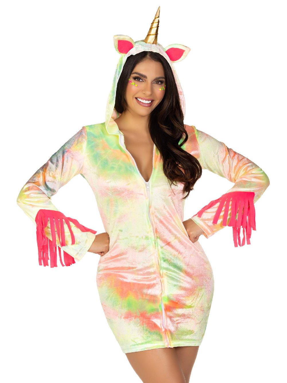 leg avenue Enchanted Unicorn Costume Rainbow