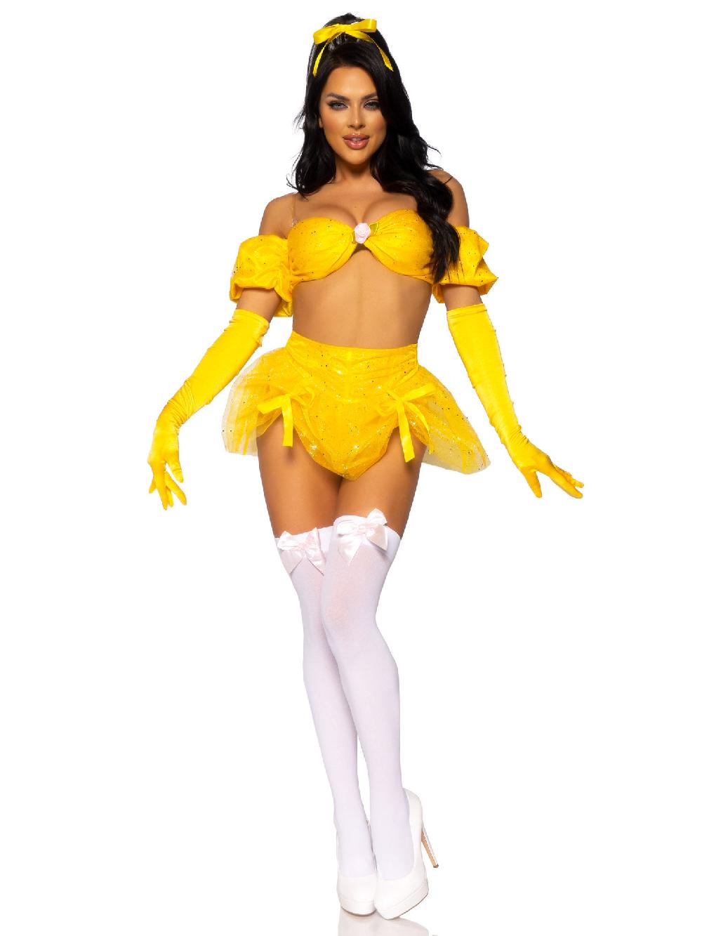 Leg Avenue Fairytale Beauty Costume Yellow