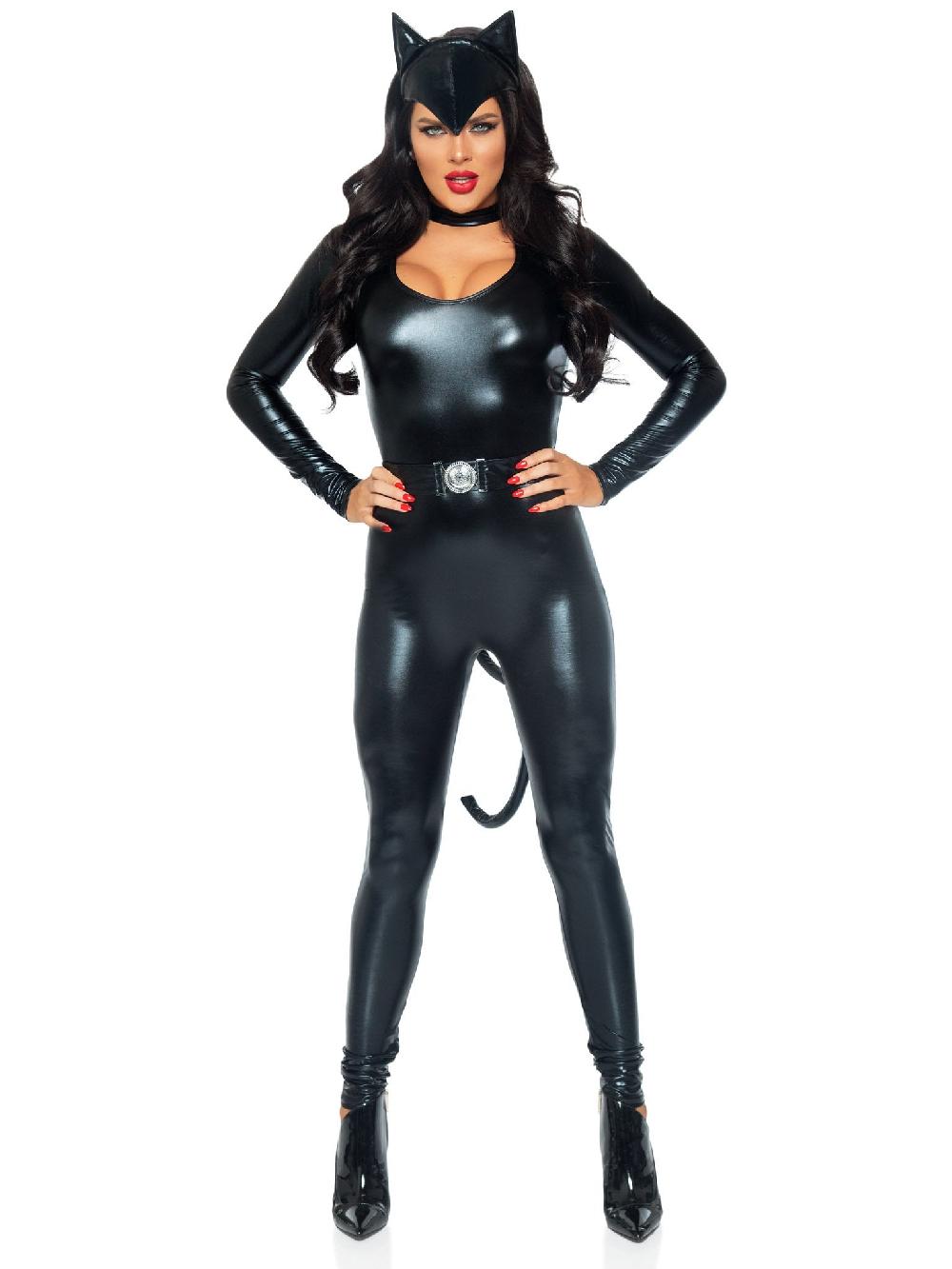Leg Avenue Feline Femme Fatale Costume Black