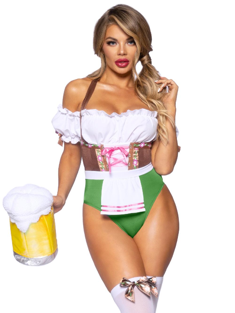 leg avenue Flirty Fraulein Costume Brown/Green