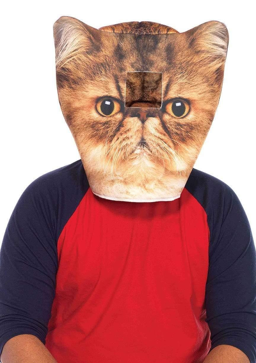 leg avenue Foam Angry Cat Costume Mask Orange