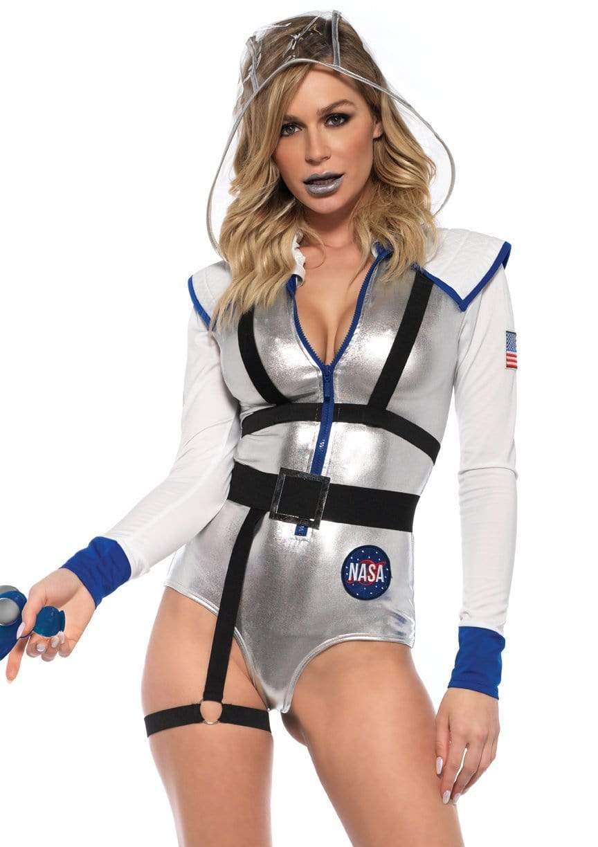 leg avenue Galaxy Girl Costume Silver