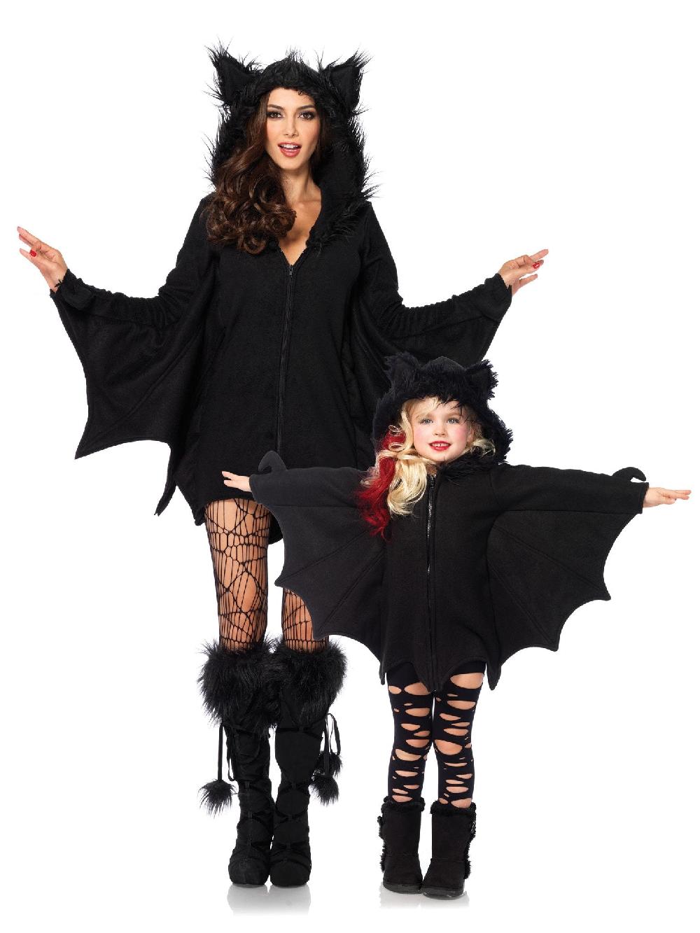 Leg Avenue Girl's Cozy Bat Costume Black