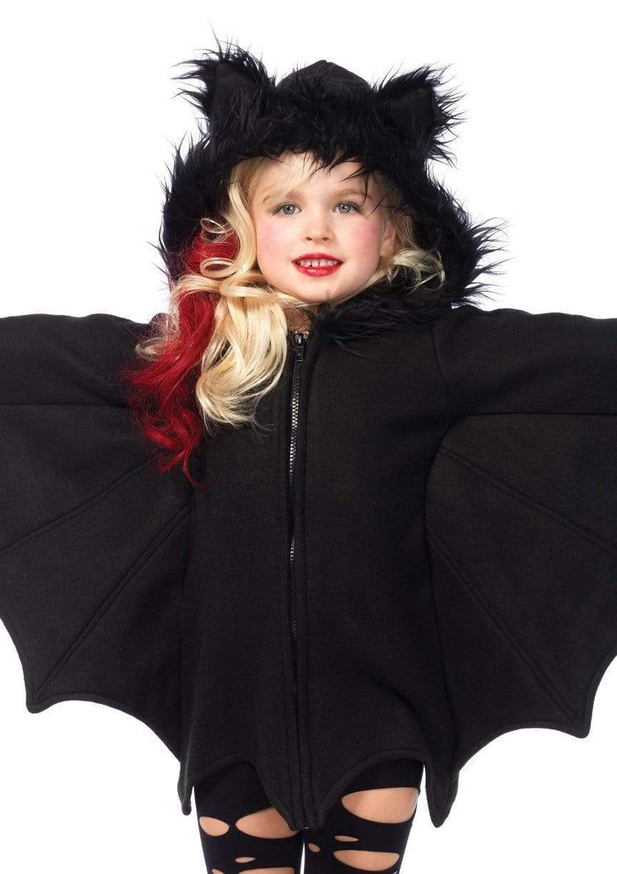 leg avenue Girl's Cozy Bat Costume Black