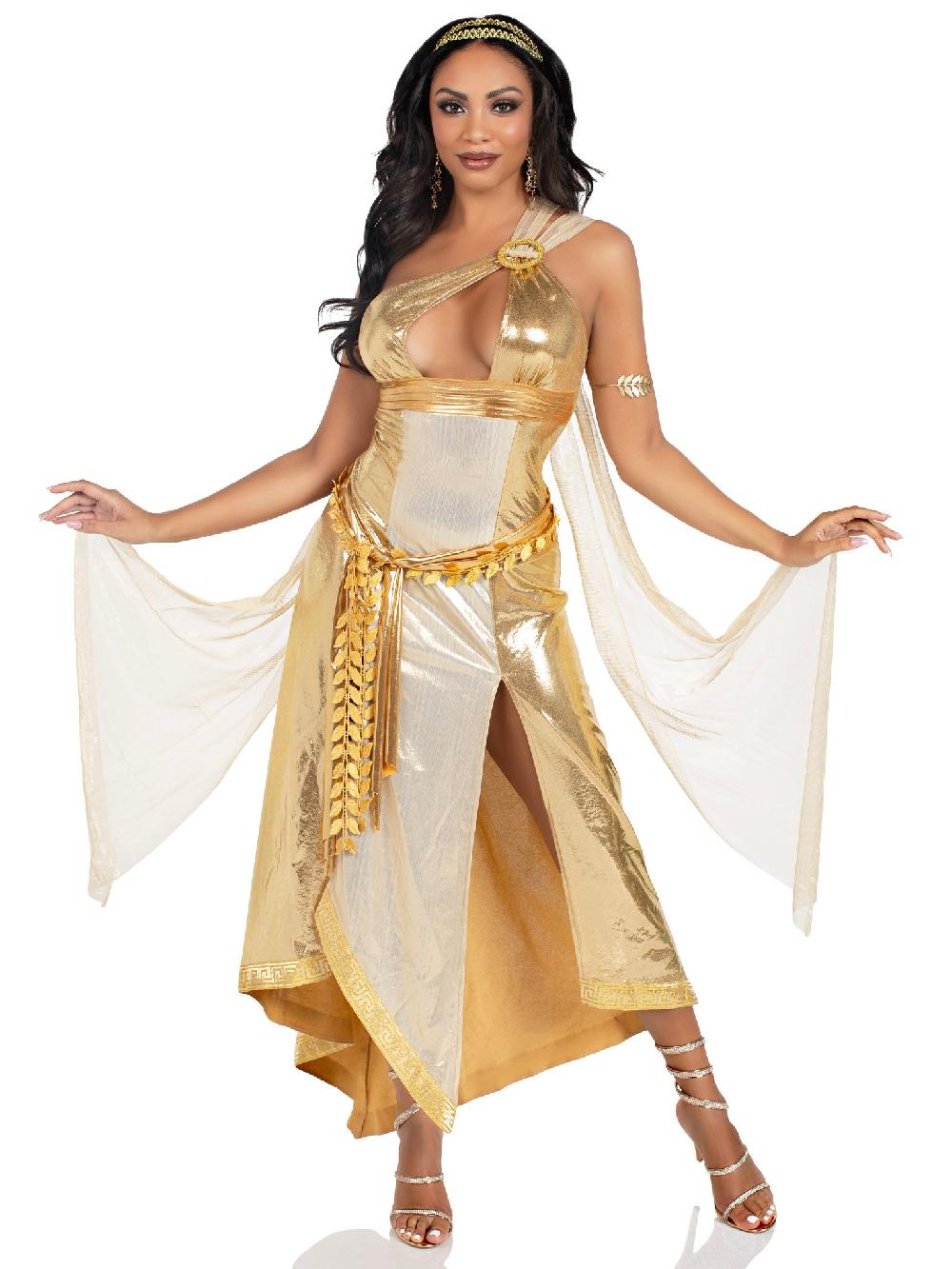 Leg Avenue Golden Goddess Costume Gold