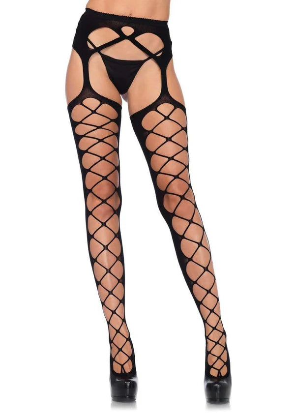 Leg Avenue Graphic Net Fishnet Hosiery Bundle