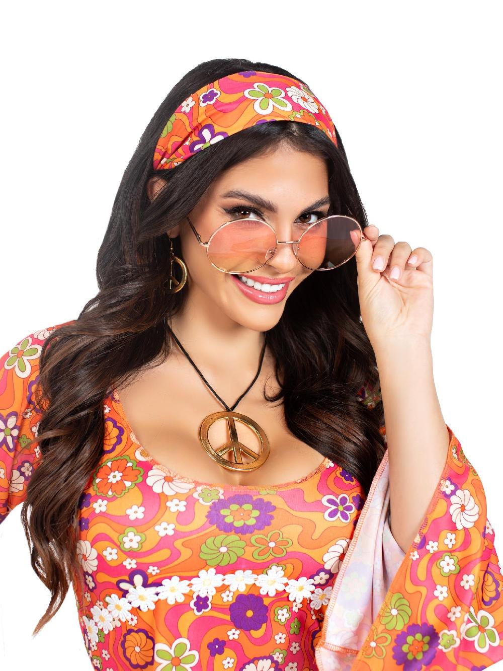 Leg Avenue Hippie Chick Costume Orange