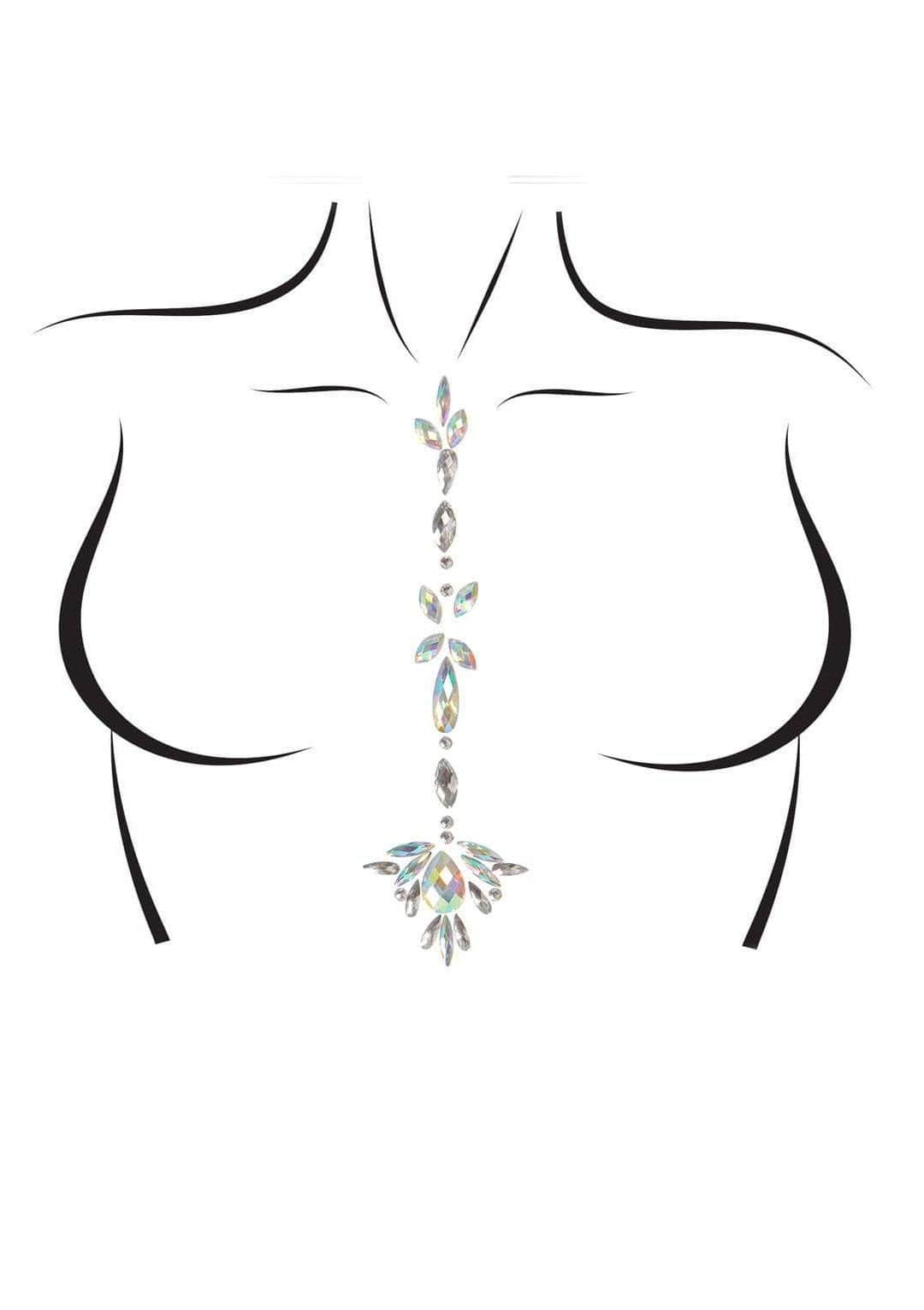 leg avenue Jade Jewels Sticker Clear