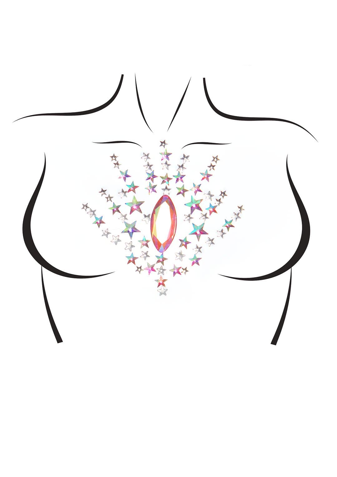 leg avenue Juniper Jewels Sticker Multicolor