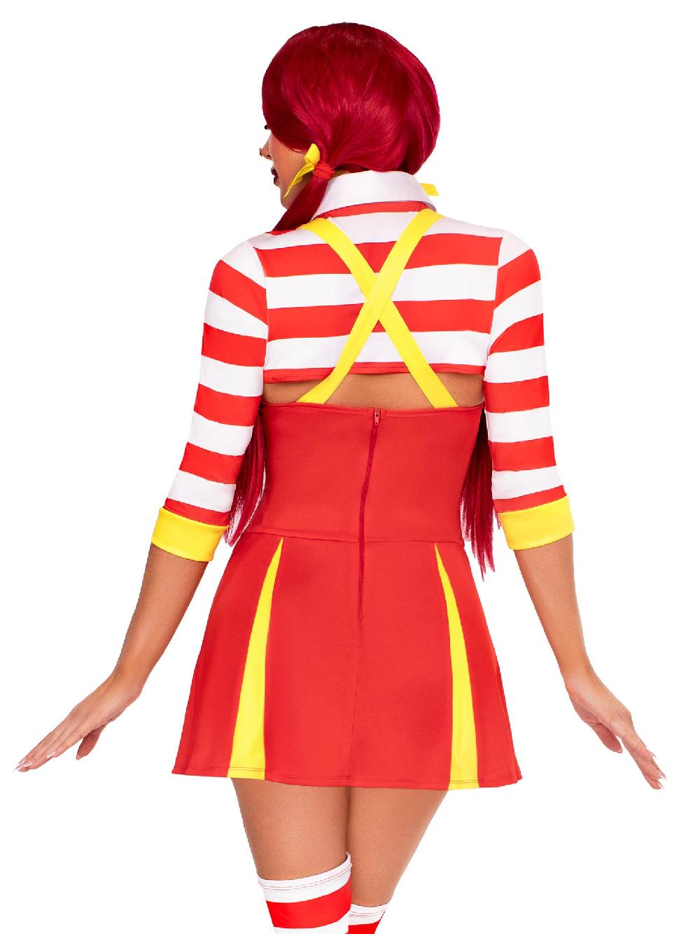 Leg Avenue Ketchup Clown Costume Multicolor