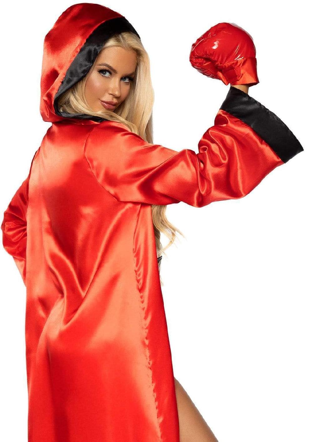 Leg Avenue Knockout Champ Boxer Costume Red