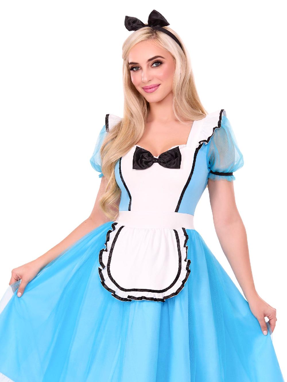 leg avenue Looking Glass Alice Costume Blue