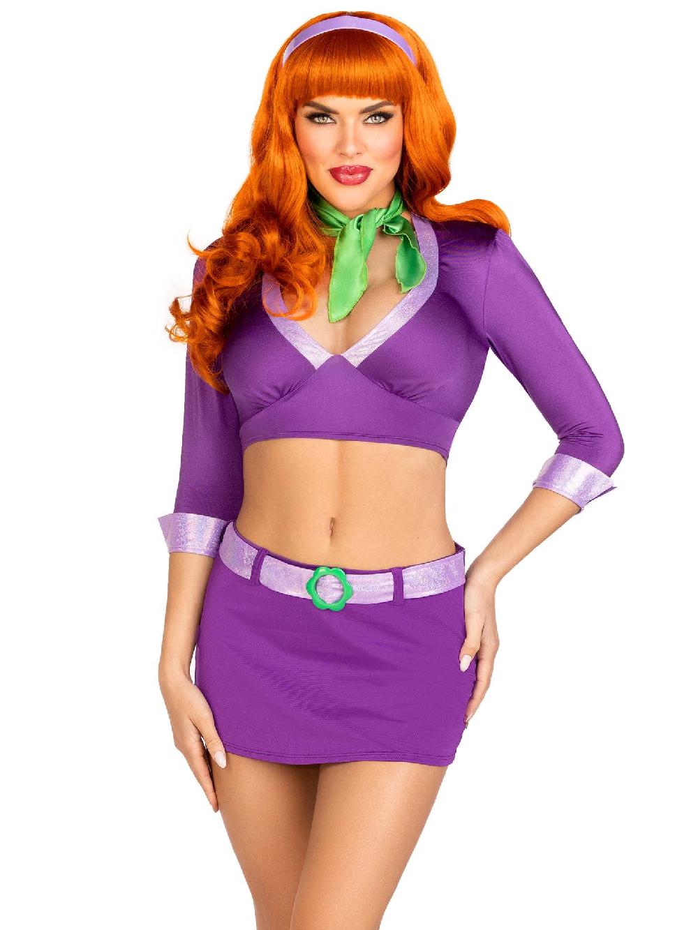 leg avenue Meddling Cutie Costume Purple