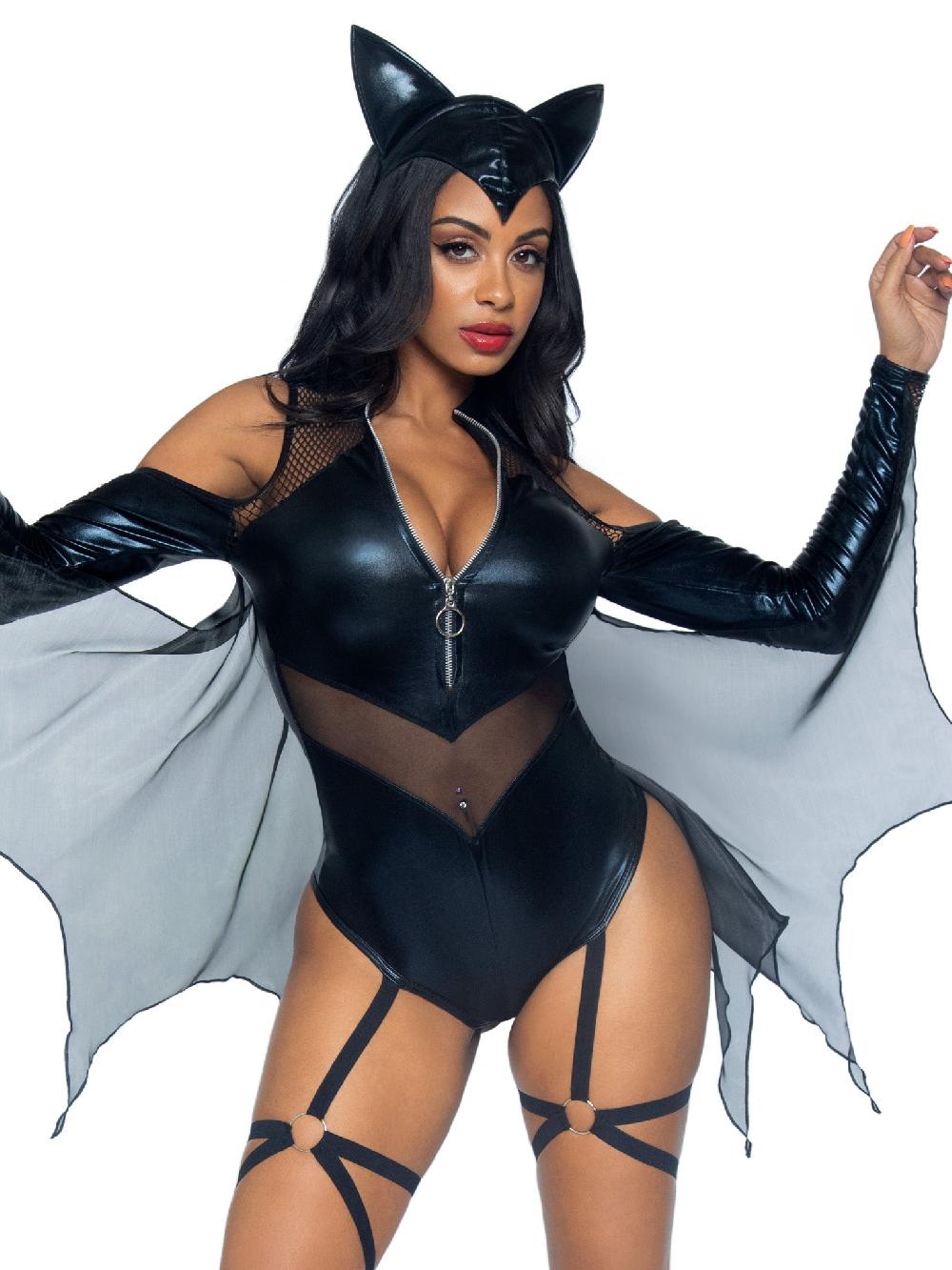 leg avenue Midnight Bat Sexy Costume Black