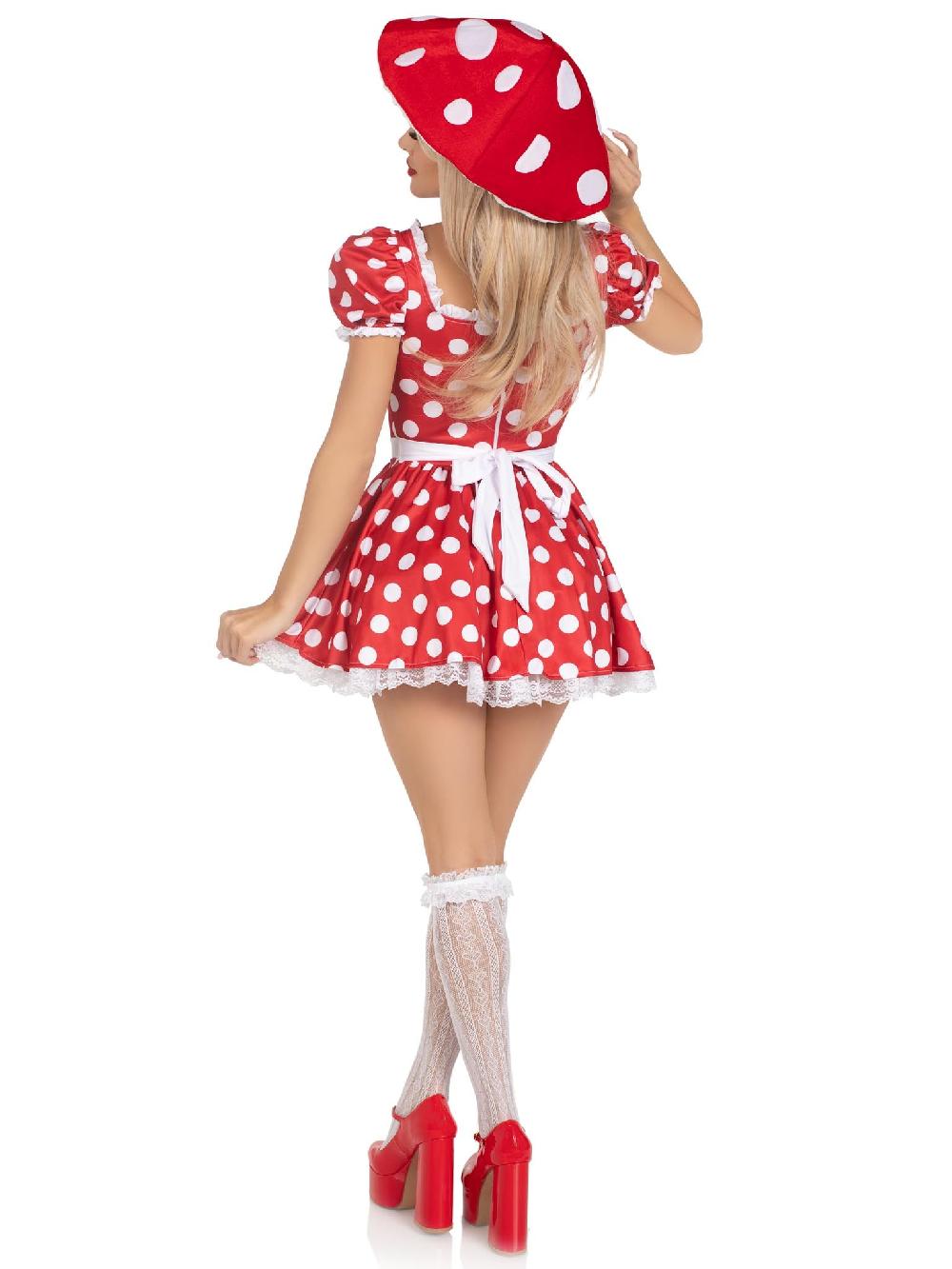 Leg Avenue Mushroom Hat Red/White