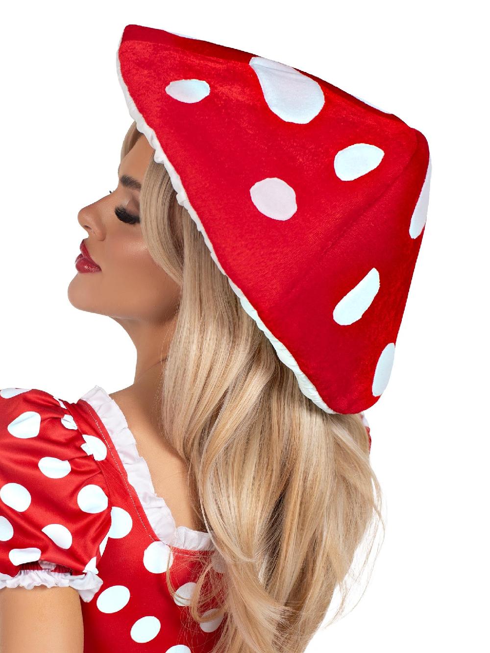 leg avenue Mushroom Hat Red/White