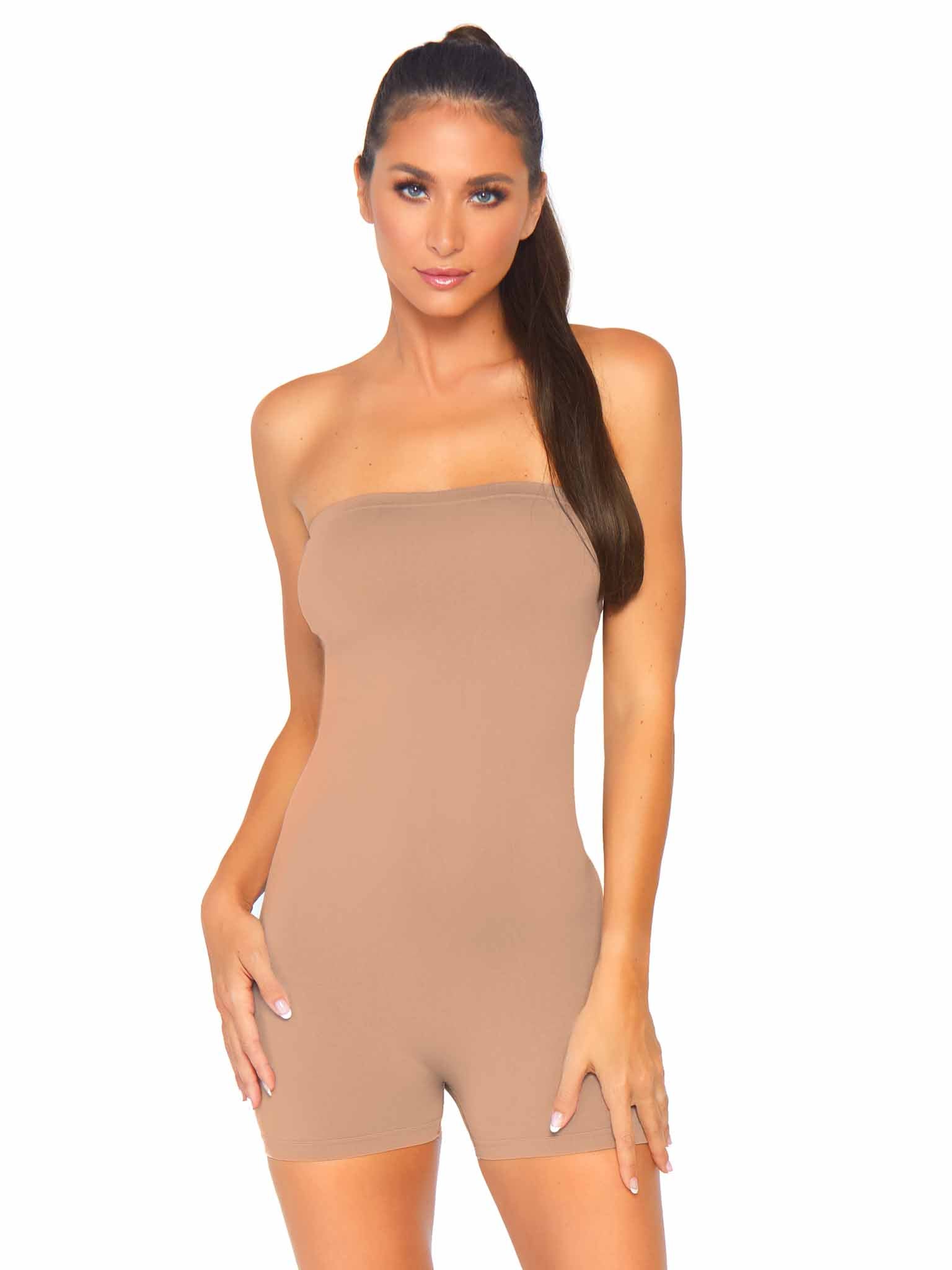 leg avenue Naked Base Romper Medium