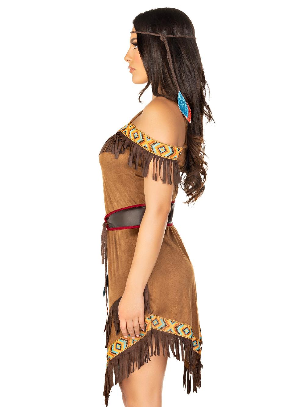 Leg Avenue Native Princess Costume Brown