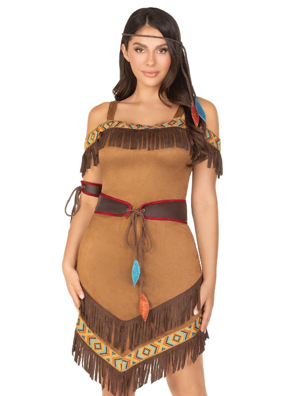 leg avenue Native Princess Costume Brown
