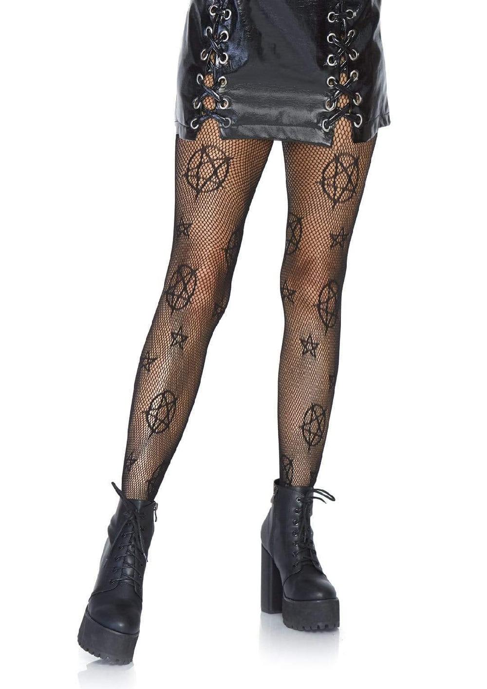 Leg Avenue Occult Net Tights Black