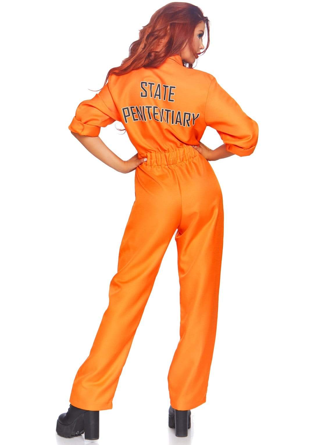Leg Avenue Orange Prison Jumpsuit For Women Orange