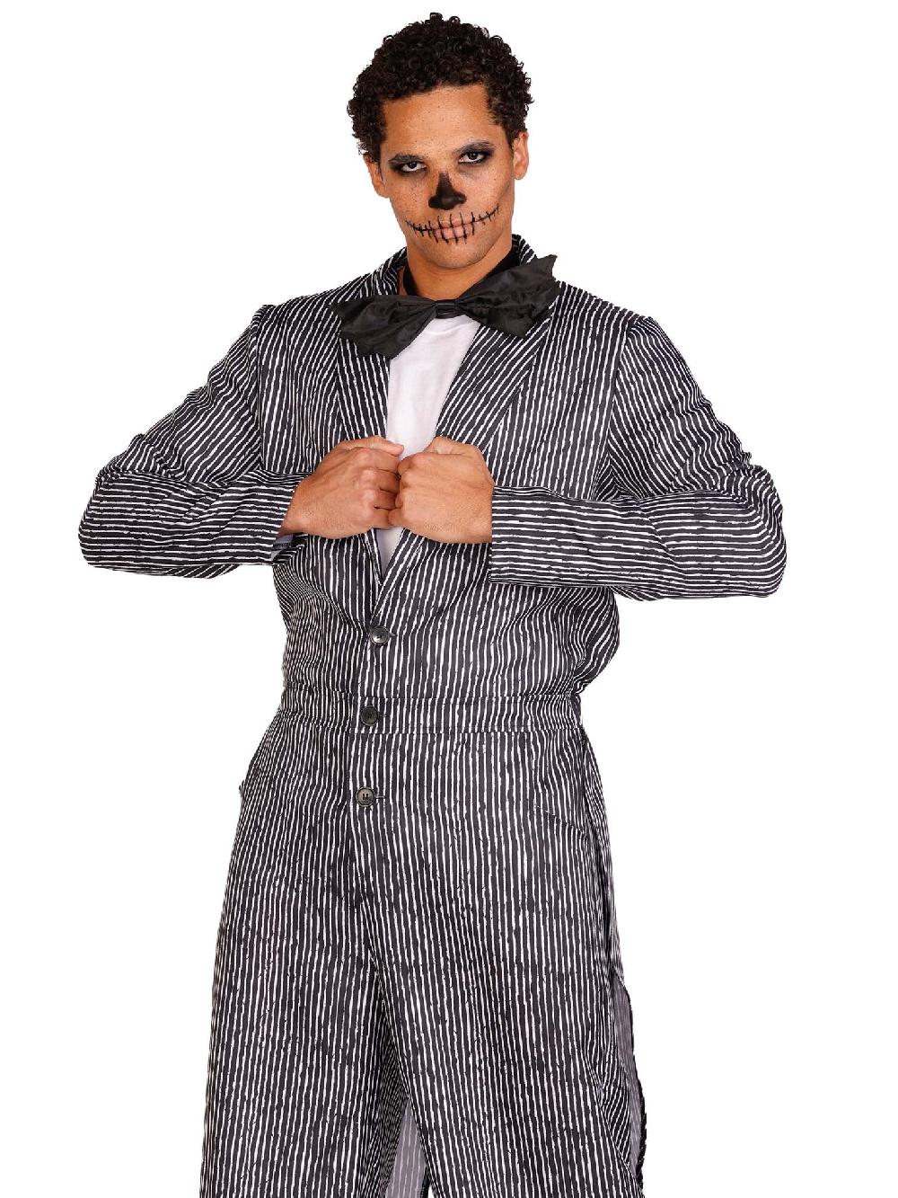 leg avenue Pinstriped Tux Costume Black/White