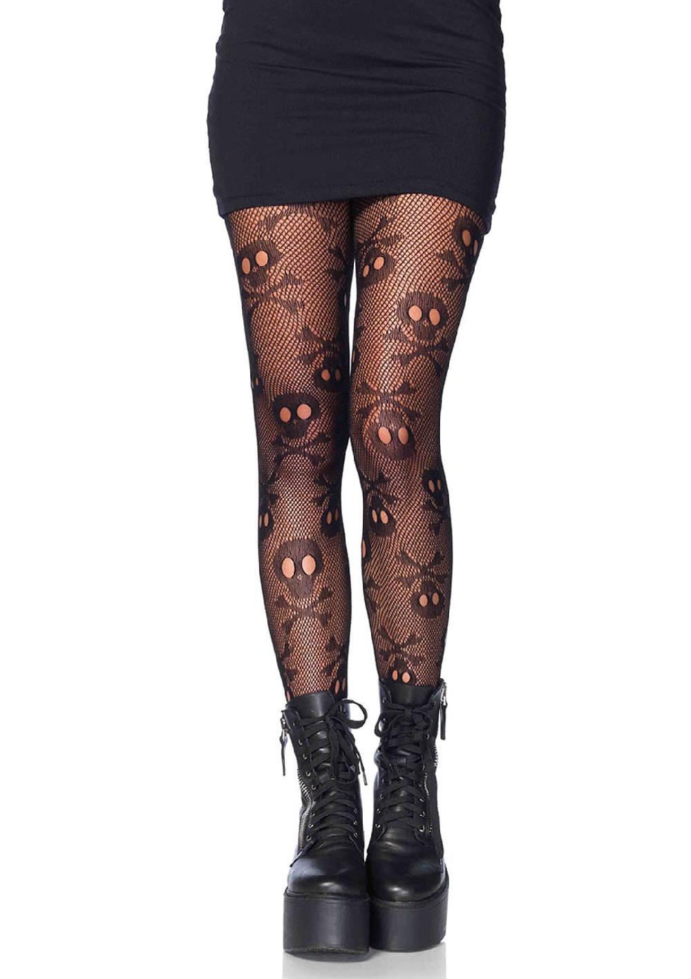 leg avenue Pirate Booty Fishnet Pantyhose Black