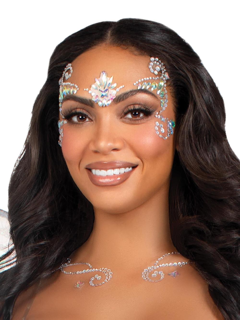 Leg Avenue Pixie Face Jewels Clear