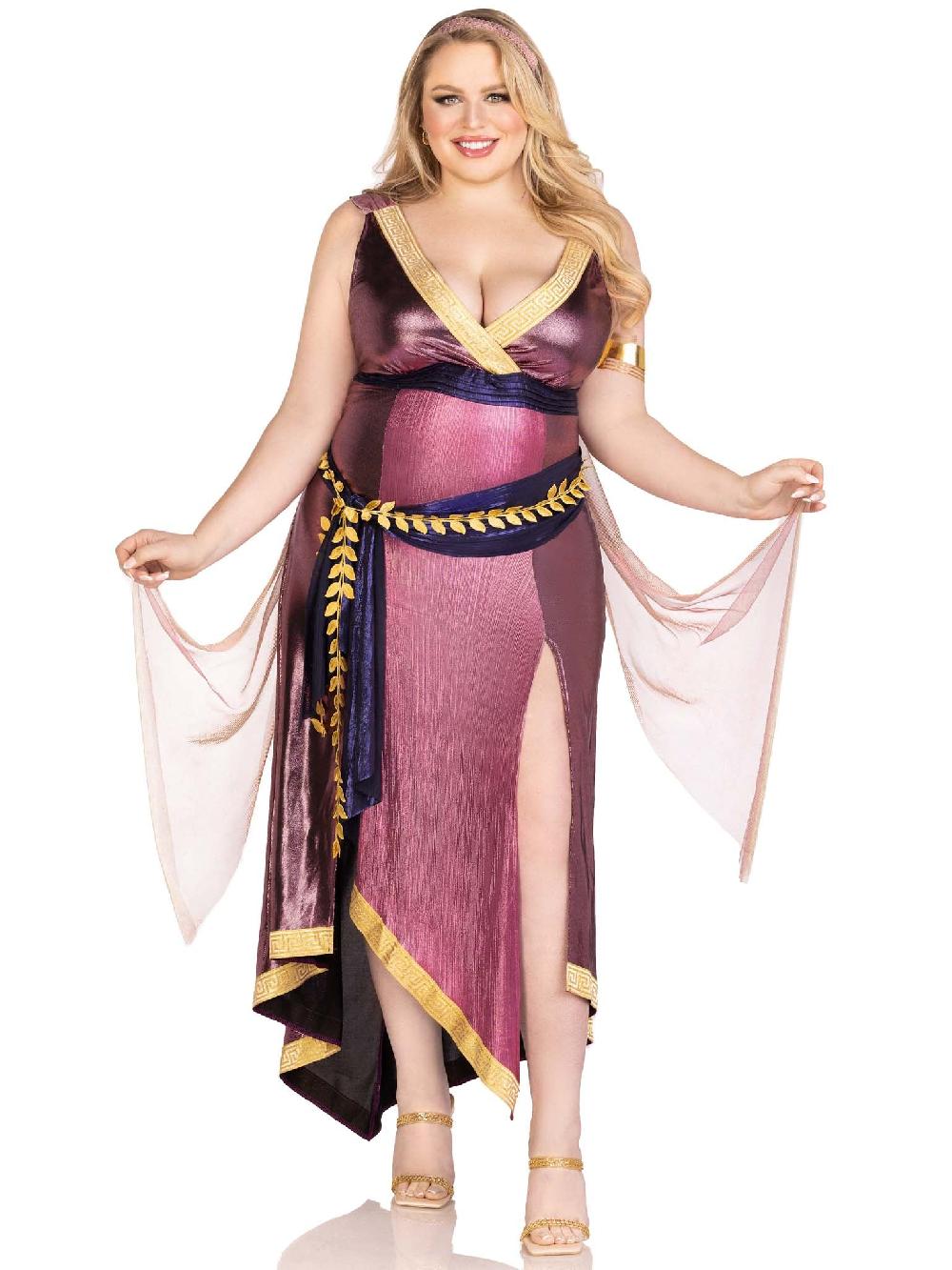 Leg Avenue Plus Amethyst Goddess Costume Purple
