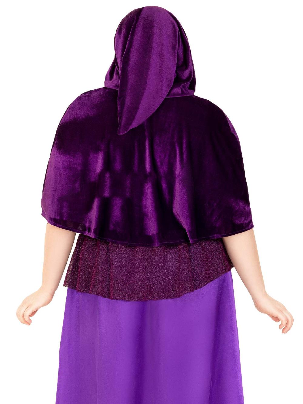 Leg Avenue Plus Black Magic Babe Costume Purple