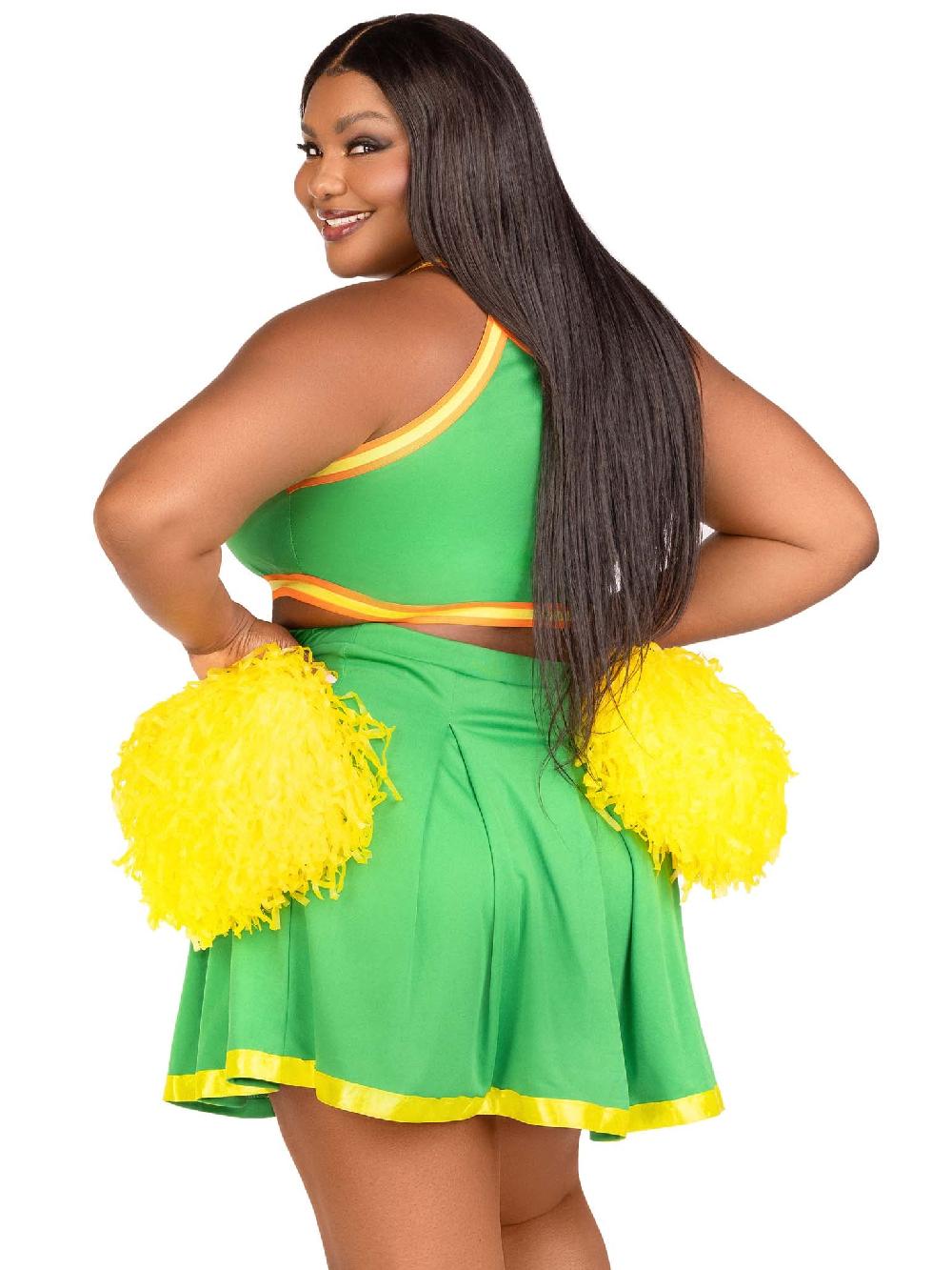 Leg Avenue Plus Bring It Baddie Costume Green