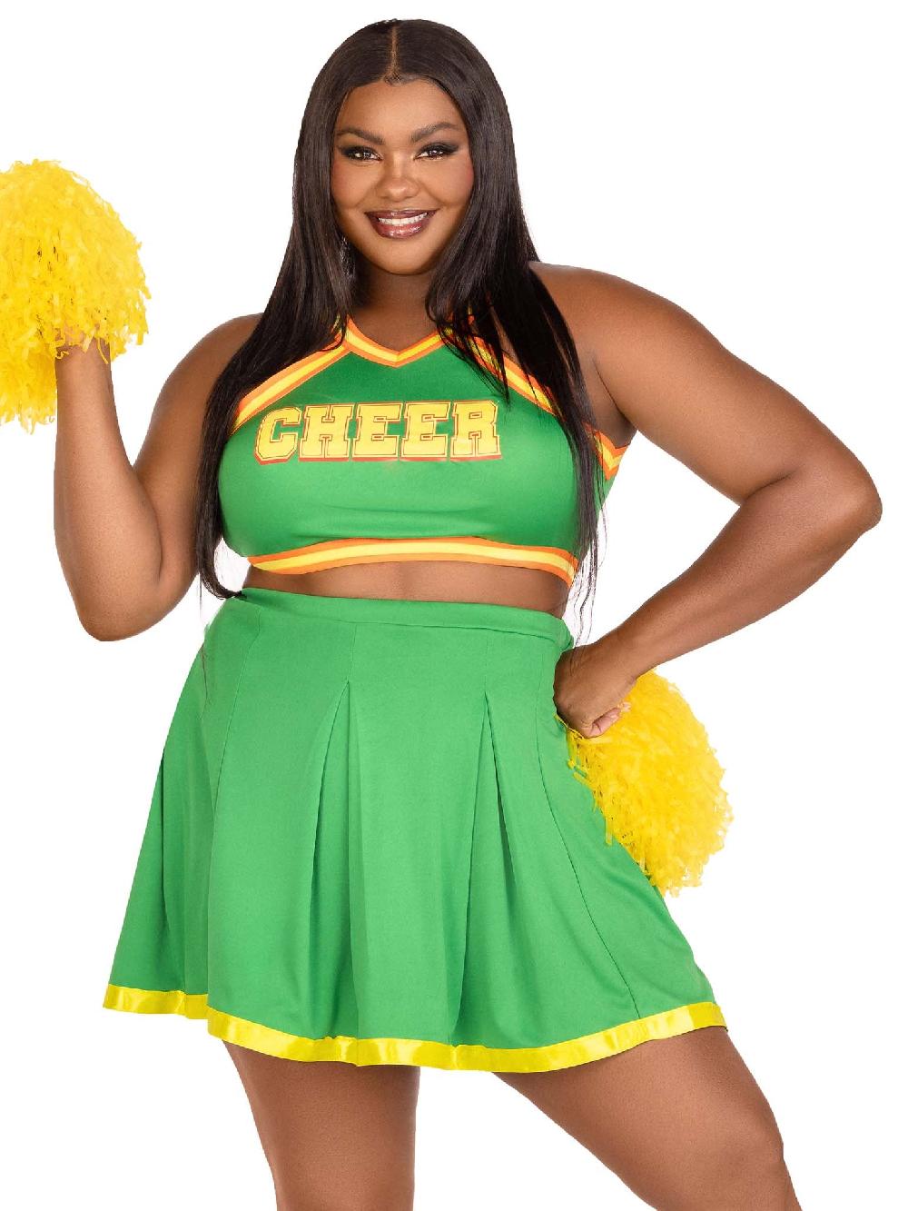 leg avenue Plus Bring It Baddie Costume Green