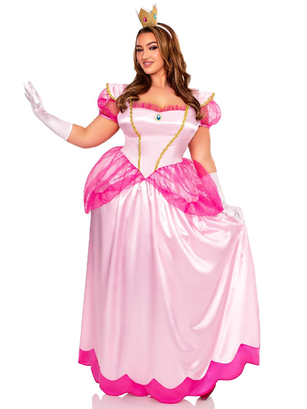 Leg Avenue Plus Classic Pink Princess Costume Pink
