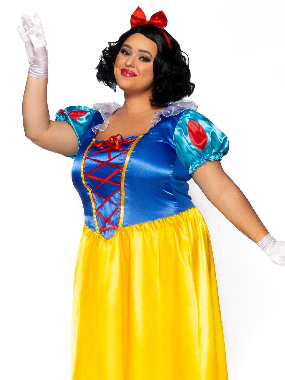 Leg Avenue Plus Classic Snow White Costume Yellow