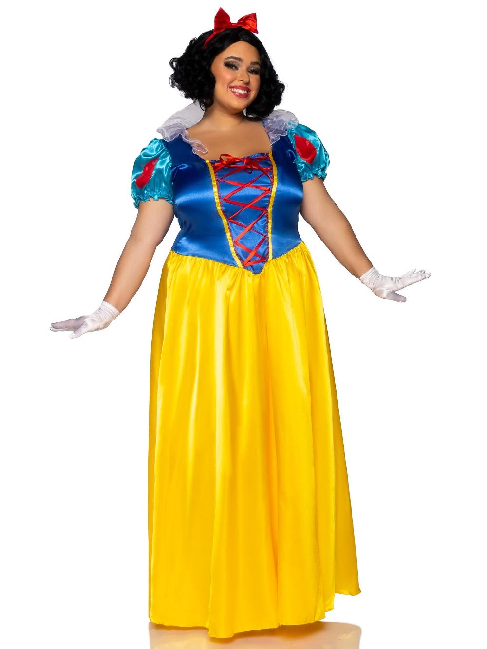 Leg Avenue Plus Classic Snow White Costume Yellow