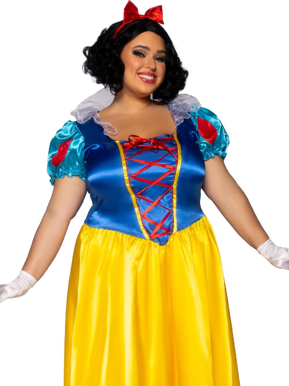 leg avenue Plus Classic Snow White Costume Yellow