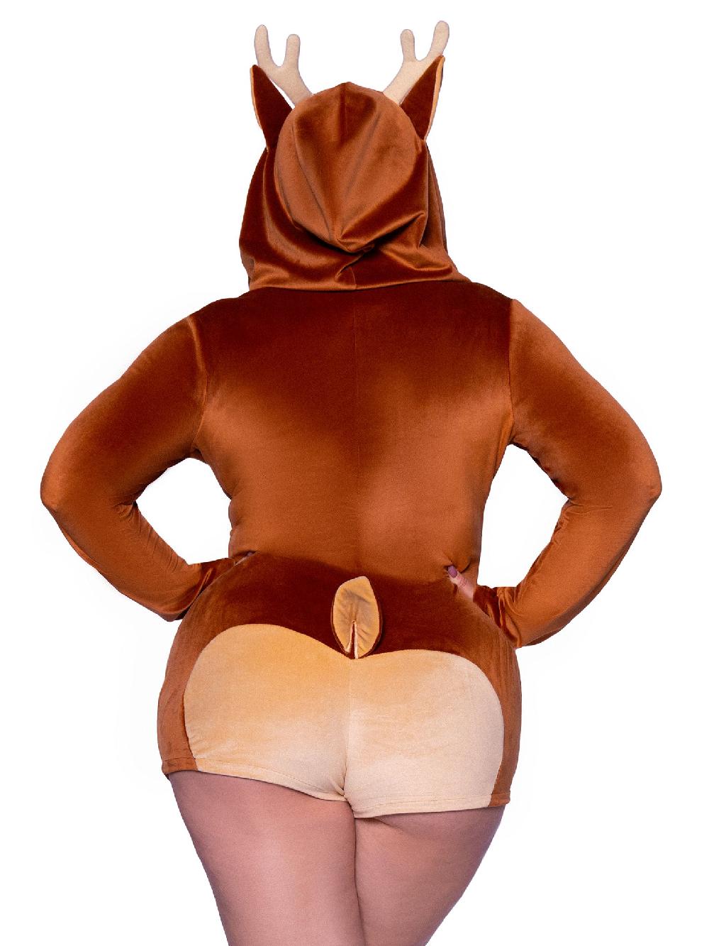 Leg Avenue Plus Comfy Fawn Costume Brown