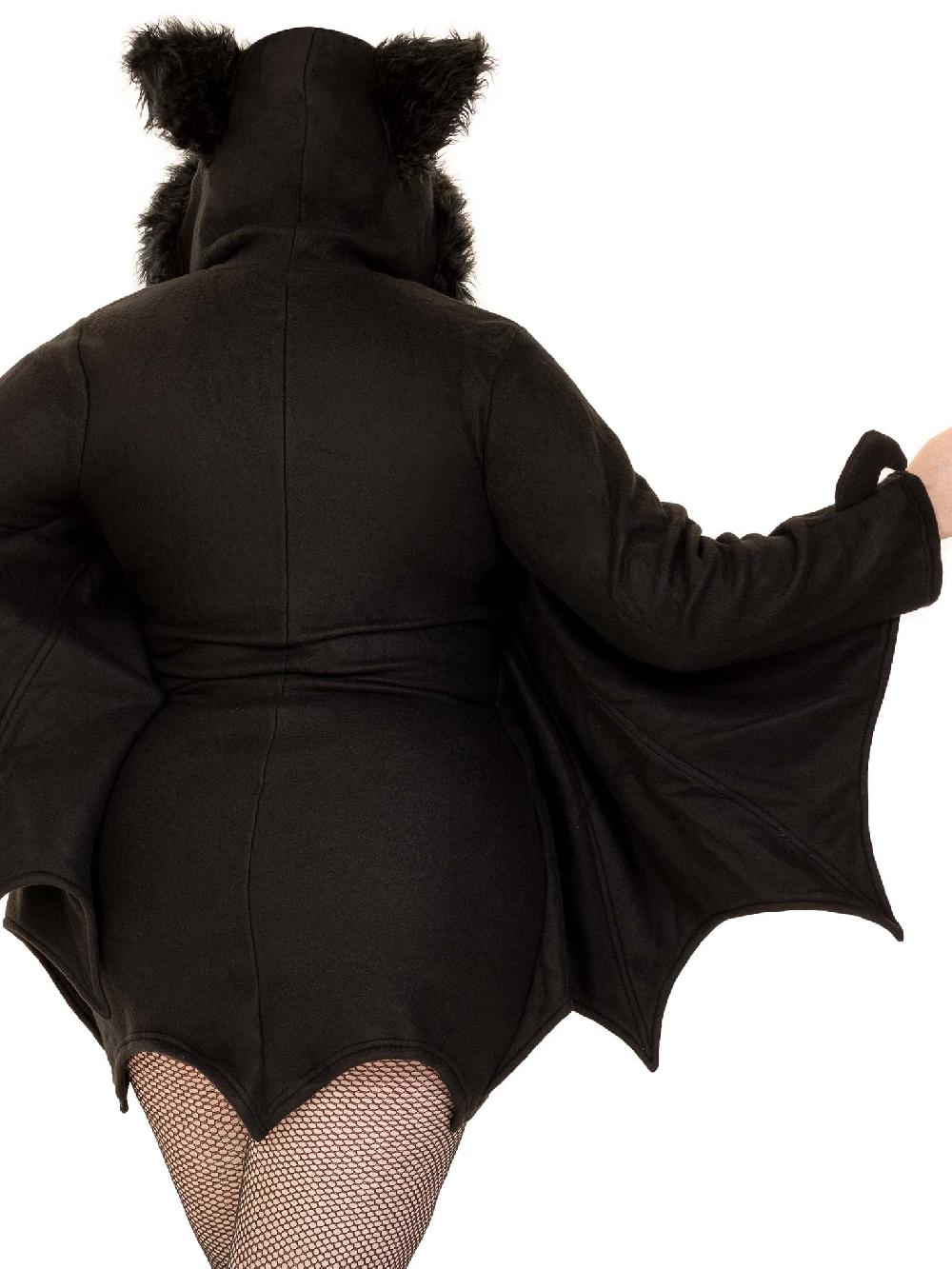 Leg Avenue Plus Cozy Bat Costume Black