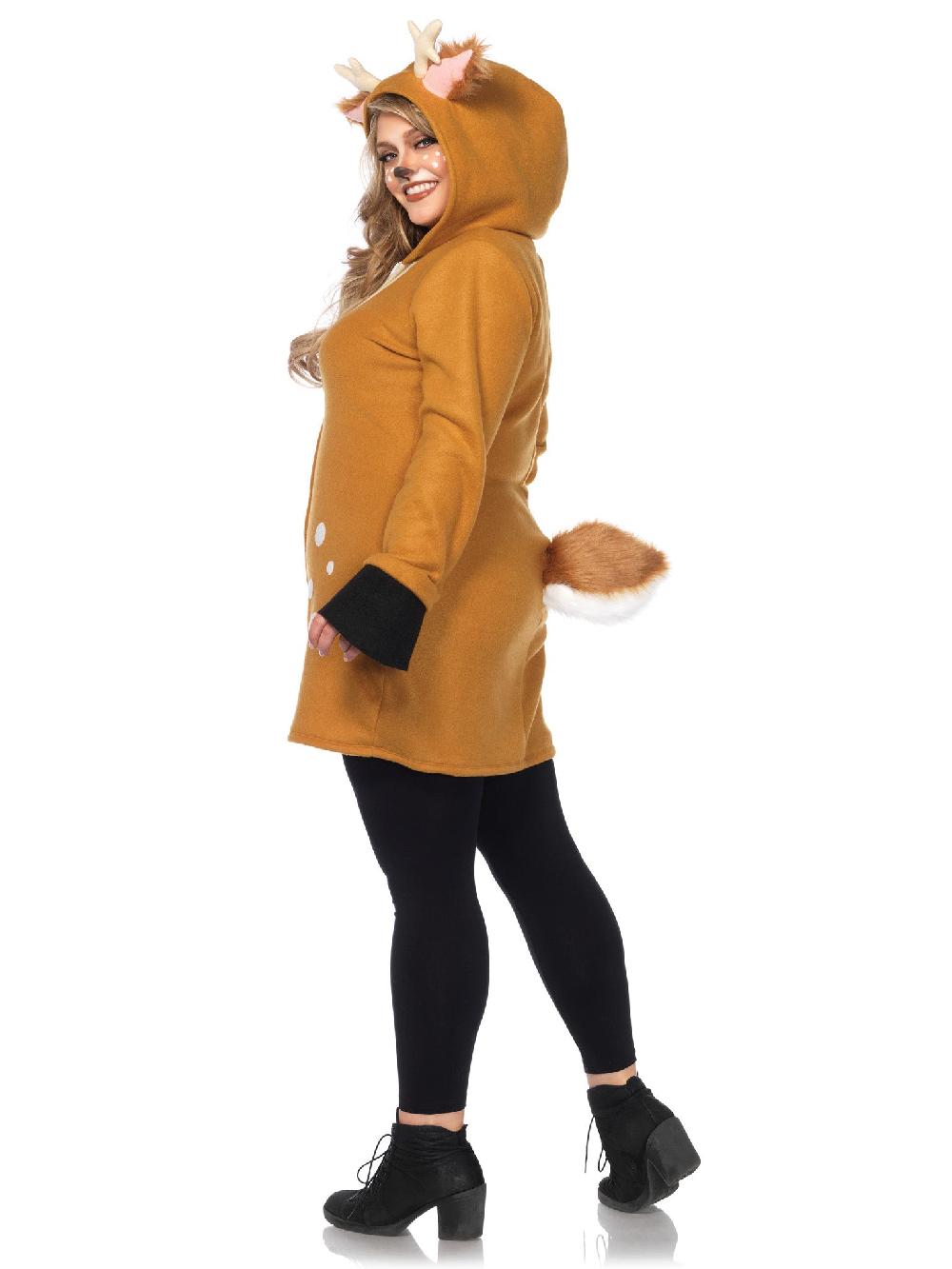 Leg Avenue Plus Cozy Fawn Costume Brown