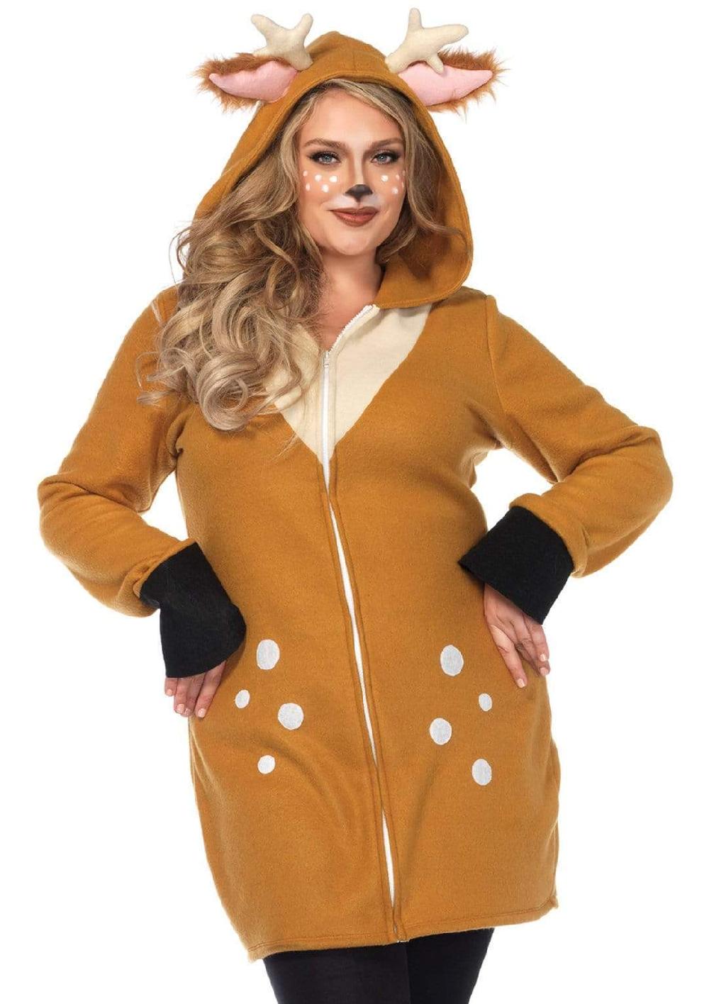 leg avenue Plus Cozy Fawn Costume Brown