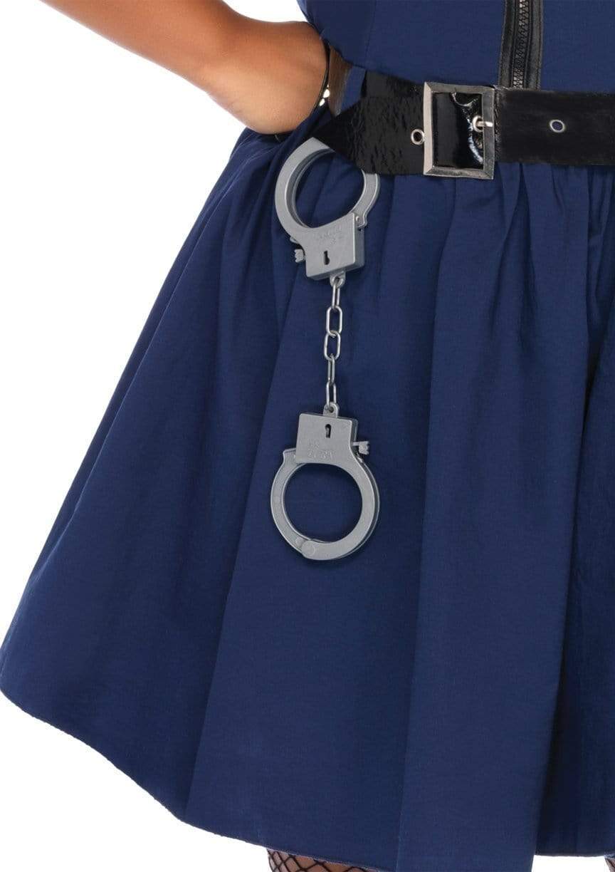 Leg Avenue Plus Flirty Cop Costume Blue