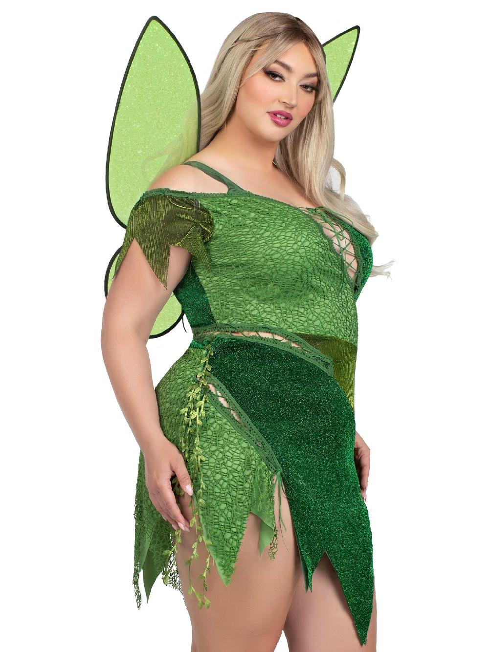 Leg Avenue Plus Forest Fairy Costume Green
