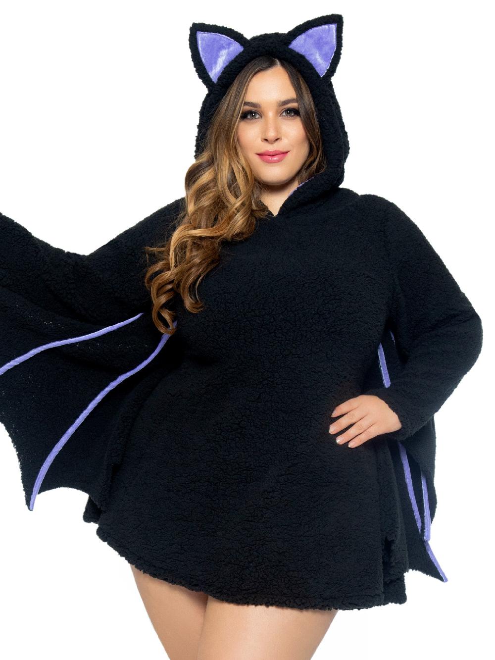 Leg Avenue Plus Moonlight Bat Costume Black