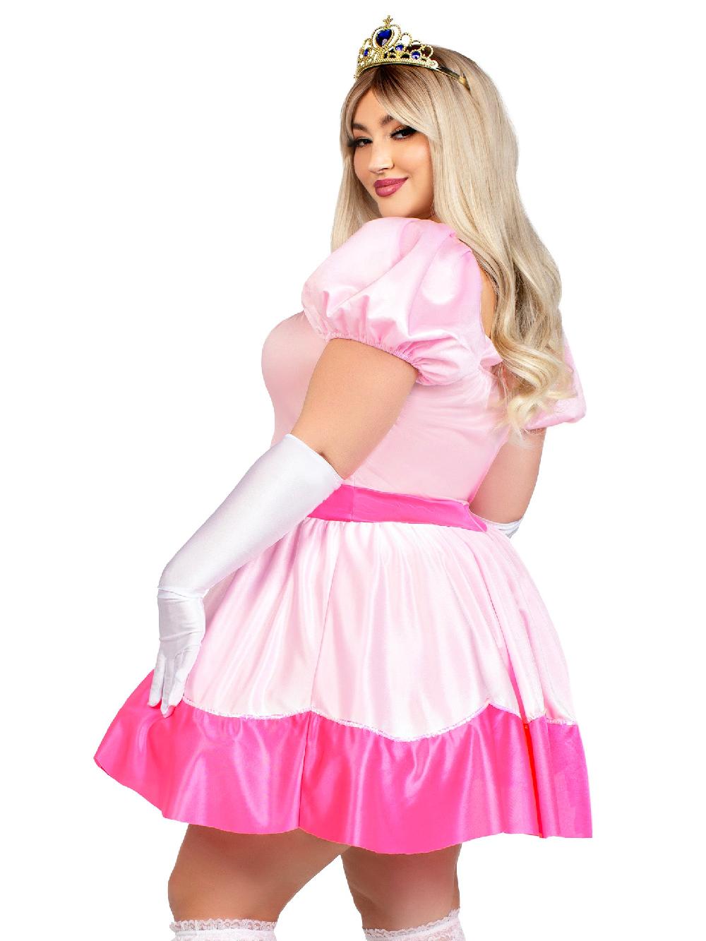 Leg Avenue Plus Pink Princess Costume Pink