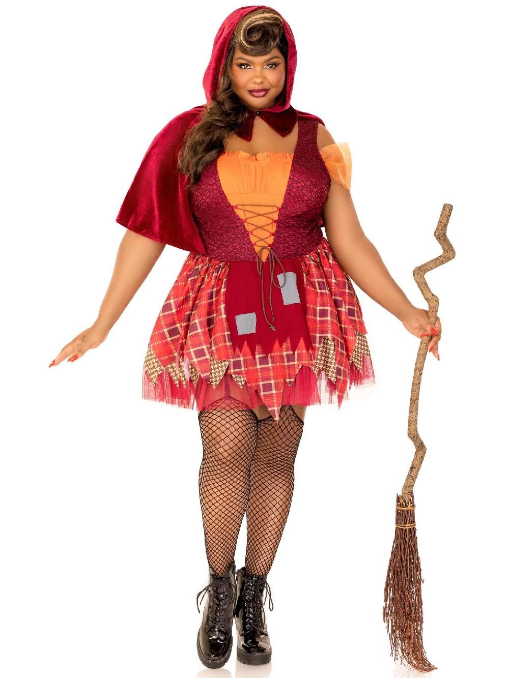 Leg Avenue Plus Salem Sweetie Costume Orange