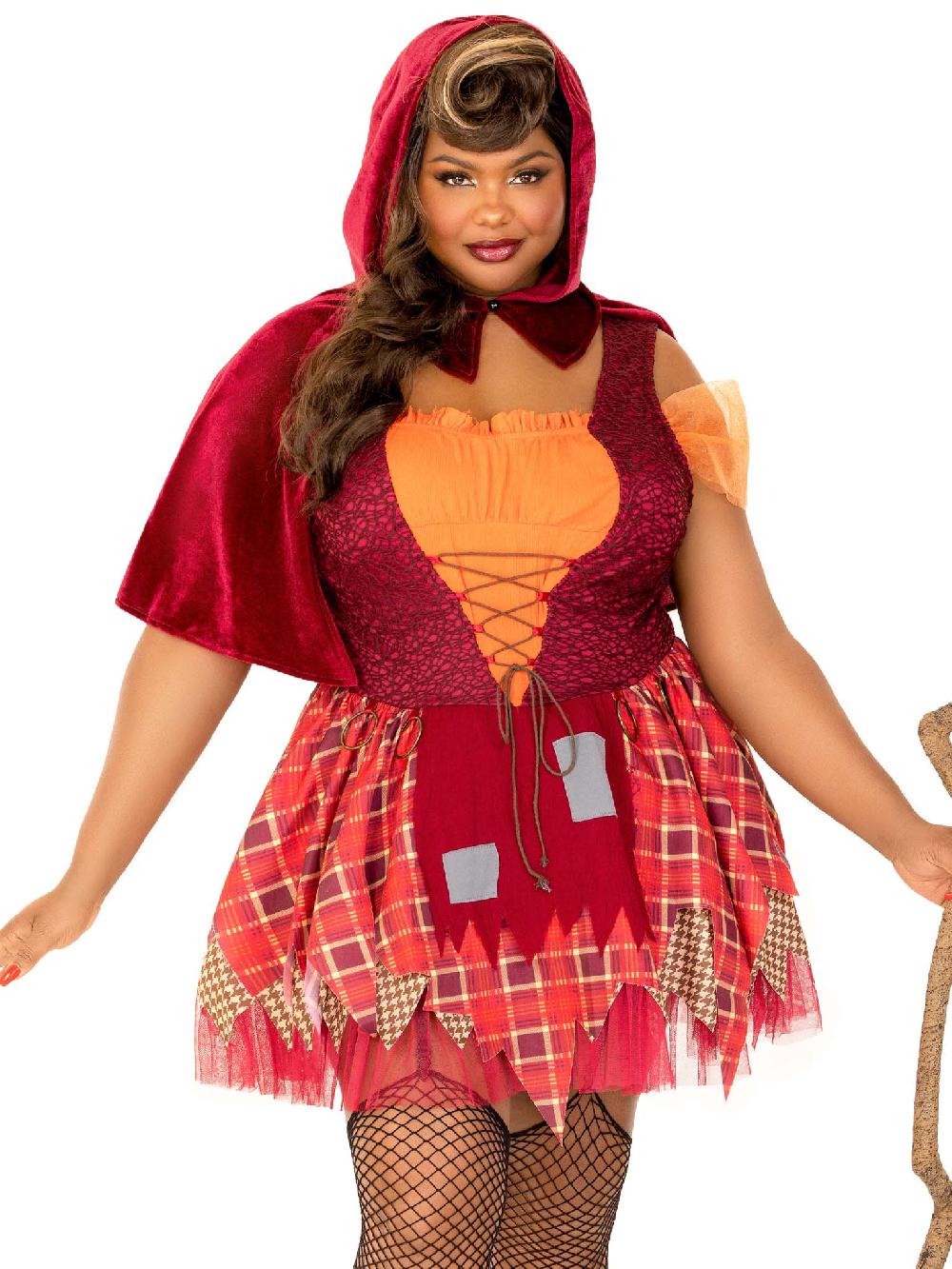 leg avenue Plus Salem Sweetie Costume Orange